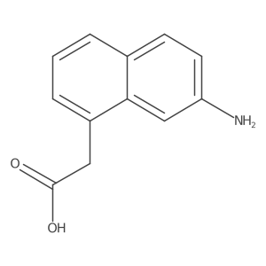 2-(7-Aminonaphthalen-1-yl)acetic acid Structure