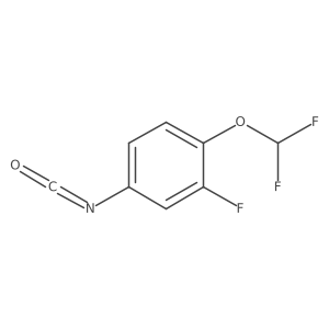 1-(Difluoromethoxy)-2-fluoro-4-isocyanatobenzene Structure