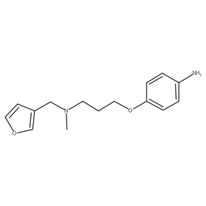 3-Furanmethanamine, N-[3-(4-aminophenoxy)propyl]-N-methyl-结构式