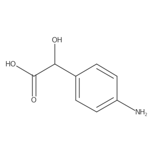 2-(4-Aminophenyl)-2-hydroxyacetic acid Structure