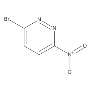 3-Bromo-6-nitropyridazine结构式