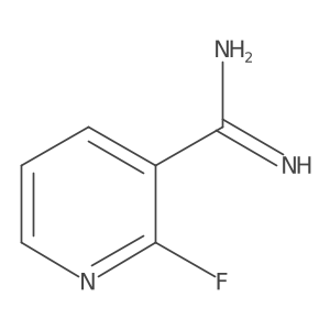 2-Fluoropyridine-3-carboximidamide Structure