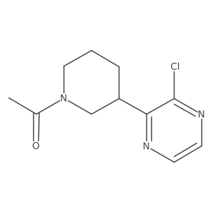 1-(3-(3-Chloropyrazin-2-yl)piperidin-1-yl)ethanone结构式