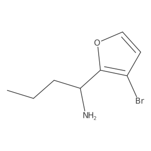 2-Furanmethanamine, 3-bromo-I+/--propyl-结构式