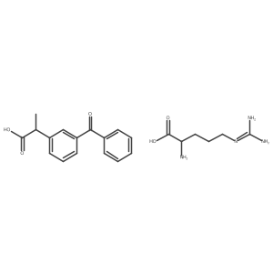 Ketoprofen arginine Structure