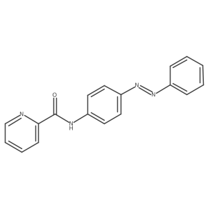 2-Pyridinecarboxamide, N-[4-(2-phenyldiazenyl)phenyl]-结构式