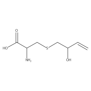 (2R)-2-amino-3-(2-hydroxybut-3-enylsulfanyl)propanoic acid结构式