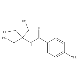 4-Amino-N-(1,3-dihydroxy-2-(hydroxymethyl)propan-2-yl)benzamide结构式