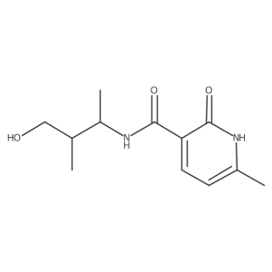 N-(4-hydroxy-3-methylbutan-2-yl)-6-methyl-2-oxo-1,2-dihydropyridine-3-carboxamide结构式