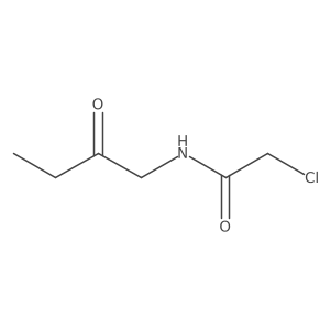 2-chloro-N-(2-oxobutyl)acetamide Structure