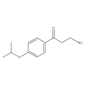 3-Amino-1-[4-(propan-2-yloxy)phenyl]propan-1-one结构式