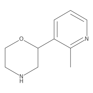 2-(2-Methylpyridin-3-yl)morpholine结构式