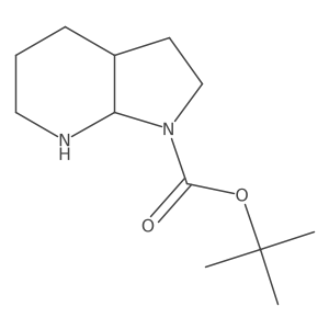 tert-Butyl octahydro-1H-pyrrolo[2,3-b]pyridine-1-carboxylate Structure