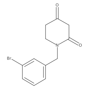 1-(3-Bromobenzyl)piperidine-2,4-dione Structure