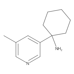 1-(5-Methylpyridin-3-yl)cyclohexan-1-amine结构式