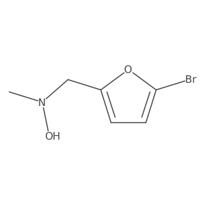 N-[(5-bromofuran-2-yl)methyl]-N-methylhydroxylamine Structure