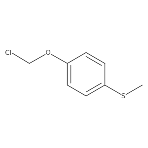 [4-(Chloromethoxy)phenyl](methyl)sulfane结构式