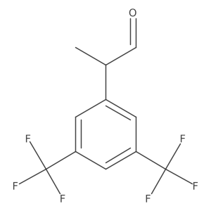 2-[3,5-Bis(trifluoromethyl)phenyl]propanal结构式
