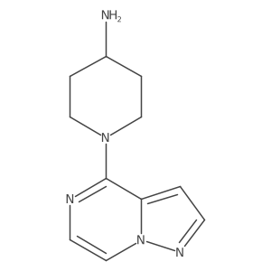 1-(Pyrazolo[1,5-a]pyrazin-4-yl)piperidin-4-amine Structure