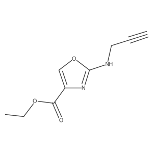 Ethyl 2-[(prop-2-yn-1-yl)amino]-1,3-oxazole-4-carboxylate Structure