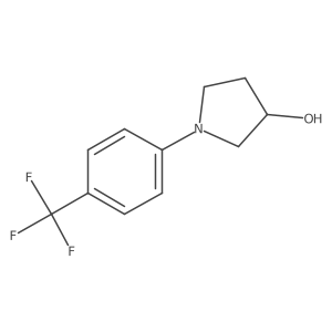 (3R)-1-[4-(trifluoromethyl)phenyl]pyrrolidin-3-ol Structure