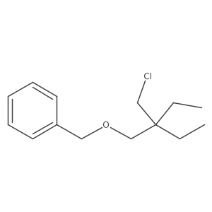 {[2-(Chloromethyl)-2-ethylbutoxy]methyl}benzene结构式