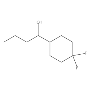 1-(4,4-Difluorocyclohexyl)butan-1-ol Structure