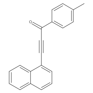 3-(Naphthalen-1-yl)-1-p-tolylprop-2-yn-1-one Structure
