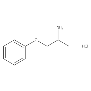 (S)-1-Phenoxypropan-2-amine hydrochloride结构式