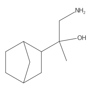 1-Amino-2-{bicyclo[2.2.1]heptan-2-yl}propan-2-ol结构式