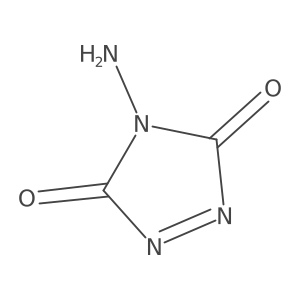 4-Amino-3H-1,2,4-triazole-3,5(4H)-dione结构式