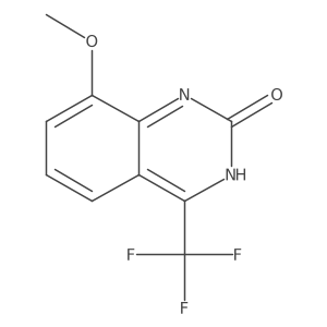 8-Methoxy-4-(trifluoromethyl)quinazolin-2(1H)-one Structure