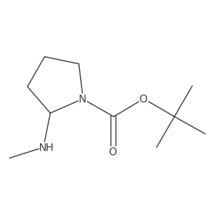 Tert-butyl 2-(methylamino)pyrrolidine-1-carboxylate Structure