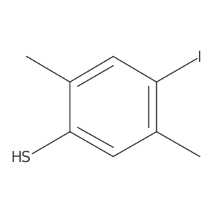4-Iodo-2,5-dimethylbenzenethiol结构式
