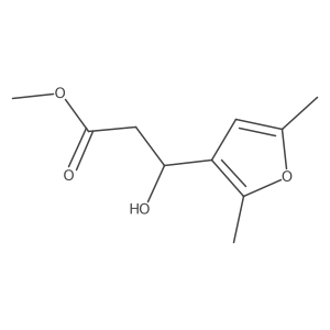 Methyl 3-(2,5-dimethylfuran-3-yl)-3-hydroxypropanoate Structure
