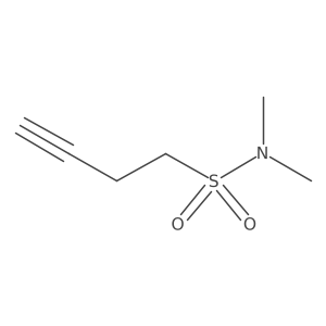 N,N-dimethylbut-3-yne-1-sulfonamide Structure