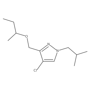 3-(sec-butoxymethyl)-4-chloro-1-isobutyl-1H-pyrazole Structure
