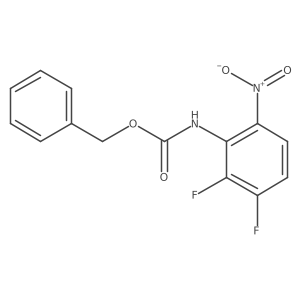 benzyl N-(2,3-difluoro-6-nitrophenyl)carbamate Structure