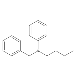 N-Butyl-N-phenylbenzenemethanamine Structure