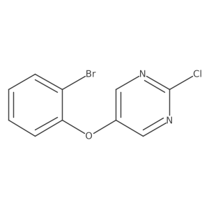 5-(2-Bromophenoxy)-2-chloropyrimidine Structure