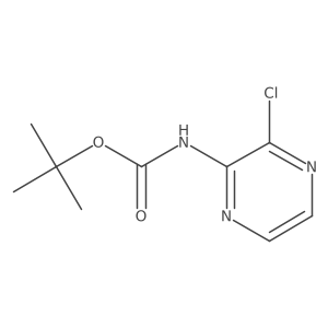 tert-Butyl (3-chloropyrazin-2-yl)carbamate结构式