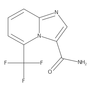 5-(Trifluoromethyl)imidazo[1,2-a]pyridine-3-carboxamide结构式