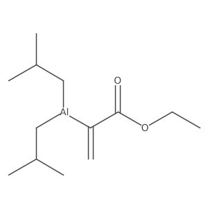 [1-(Ethoxycarbonyl)ethenyl]bis(2-methylpropyl)aluminum结构式
