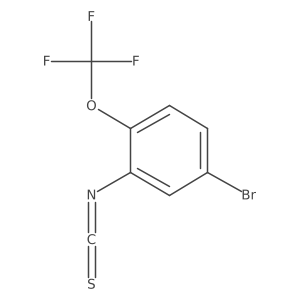5-Bromo-2-(trifluoromethoxy)phenyl Isothiocyanate结构式