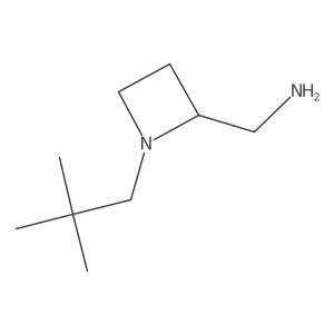 [1-(2,2-Dimethylpropyl)azetidin-2-yl]methanamine Structure
