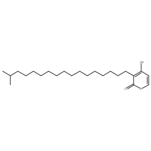 4-Hydroxy-3-(16-methylheptadecyl)-2H-pyran-2-one Structure
