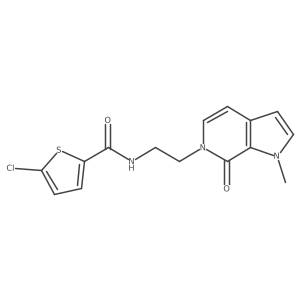 5-chloro-N-(2-(1-methyl-7-oxo-1H-pyrrolo[2,3-c]pyridin-6(7H)-yl)ethyl)thiophene-2-carboxamide Structure