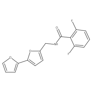 N-([2,2'-bifuran]-5-ylmethyl)-2,6-difluorobenzamide结构式