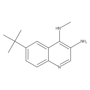 6-tert-butyl-N4-methylquinoline-3,4-diamine Structure