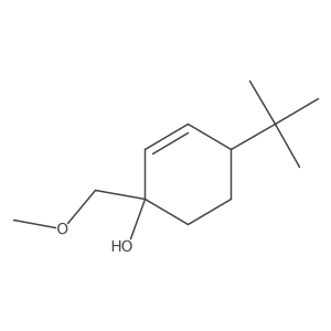 4-Tert-butyl-1-(methoxymethyl)cyclohex-2-en-1-ol结构式